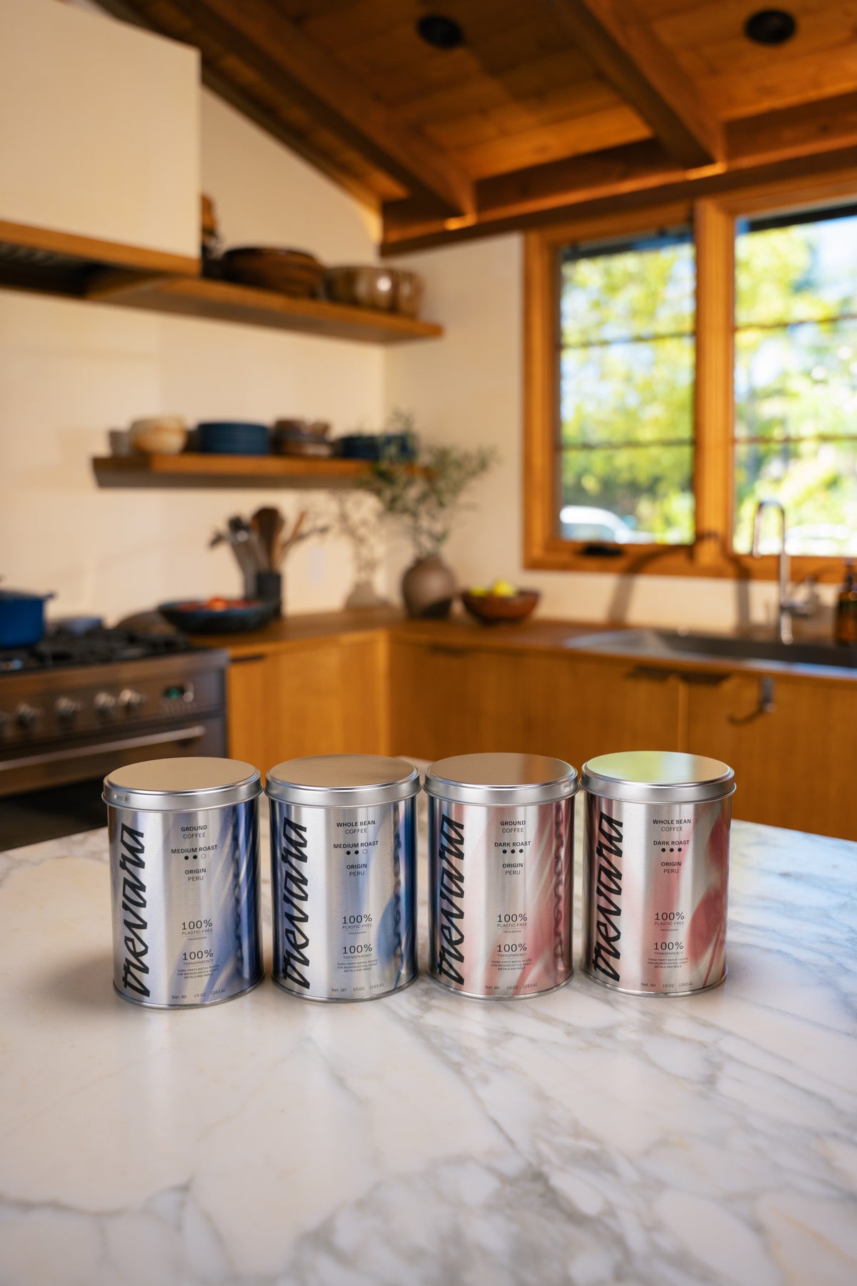 Beans, in metal — not plastic.
